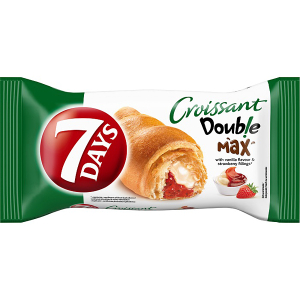 Croissant Double 80g Jahoda Vanilka 7Days