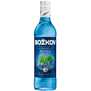 Modrá 0,5l 19% Božkov