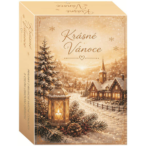 Pralinky z belgické mléčné čokolády Krásné Vánoce Lucernička 85g
