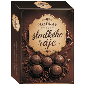 Pralinky z belgické mléčné čokolády Pozdrav ze sladkého ráje 85g