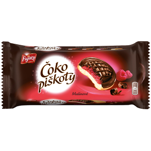 Pims Čokopiškoty Malina 147g Opavia