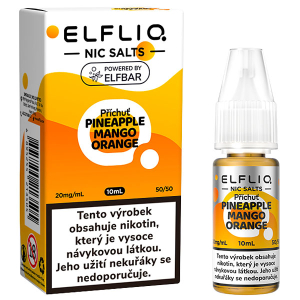 Liquid Elfliq Nic Salt 10ml Pineapple Mango Orange 20mg/ml