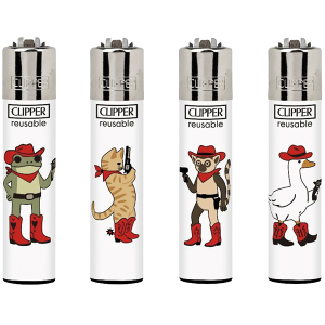 Zapalovač Clipper CP11RH Cowboy Animals