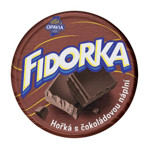 Fidorka Hořká s Čokoládovou Náplní 30g Opavia