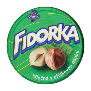 Fidorka Mléčná s Oříškovou Náplní 30g Opavia