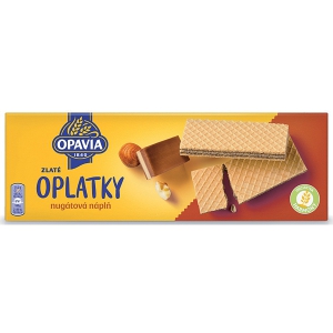 Zlaté Oplatky Nugátové 146g Opavia