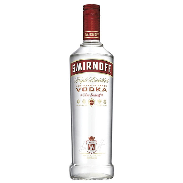 Vodka Smirnoff Red 1l 37,5%