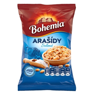 Arašídy Solené 100g Bohemia