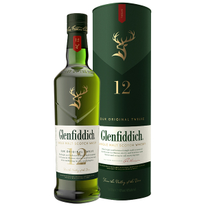 Whisky Glenfiddich 12YO 0,7l 40% (tuba)