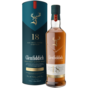 Whisky Glenfiddich 18YO 0,7l 40% (tuba)