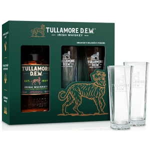 Tullamore Dew 0,7l 40% (dárkové balení 2 skleničky)