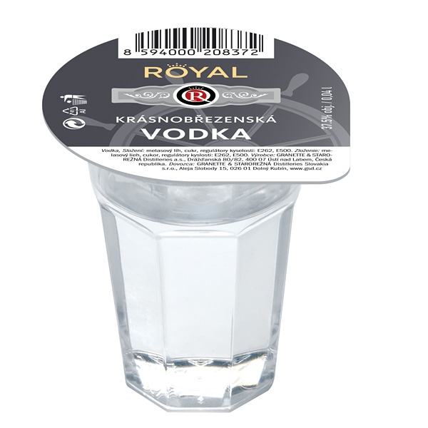 Vodka Royal 0,04l 37,5% Panák