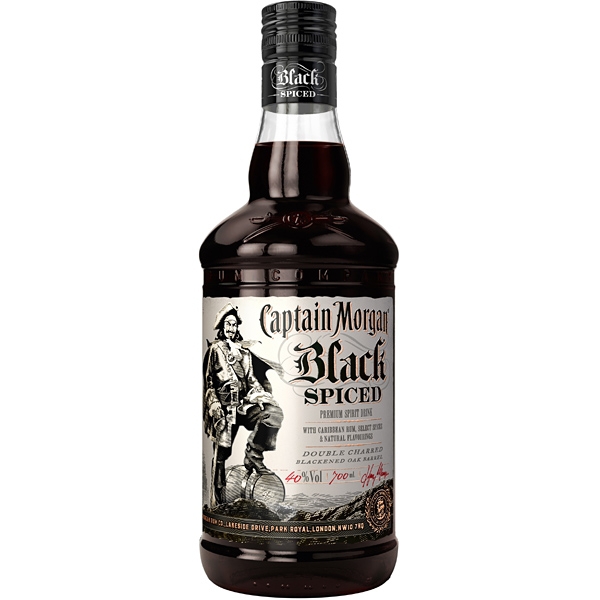 Captain Morgan Black Spiced 0,7 L 40%